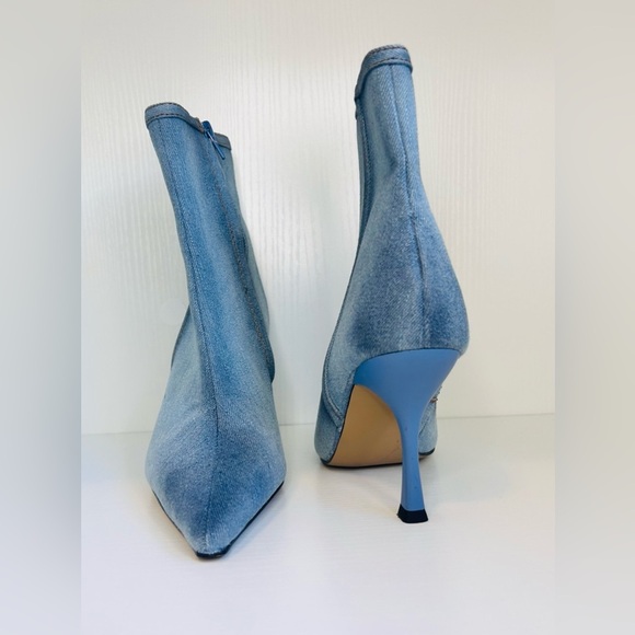 Steve Madden Stylish Blue Denim Women's Boots G - Picture 7 of 7